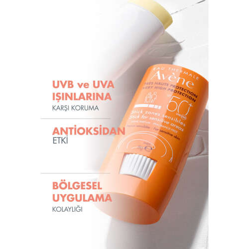 Avene SPF 50+ Hassas Bölgeler İçin Stick Güneş Kremi 8 gr - 5