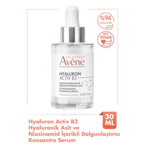 Avene Hyaluron Activ B3 Dolgunlaştırıcı Konsantre Serum 30 ml - Avene