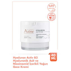 Avene Hyaluron Activ B3 Hyaluronik Asit ve Niasinamid Gece Kremi 40 ml - 2