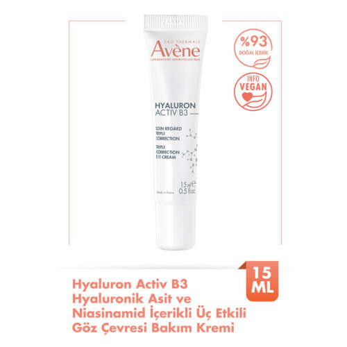 Avene Hyaluron Activ B3 Göz Çevresi Kremi 15 ml - 1