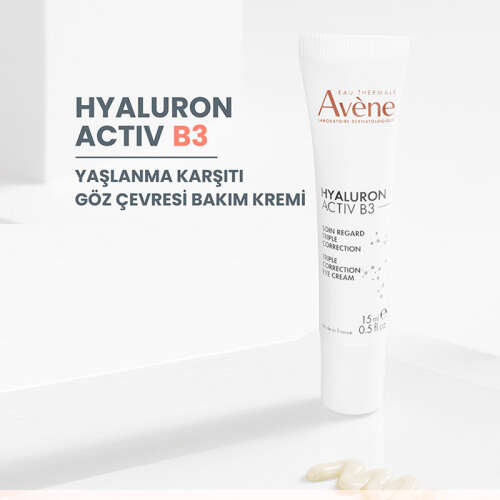 Avene Hyaluron Activ B3 Hyaluronik Asit ve Niasinamid Göz Çevresi Kremi 15 ml - Avene