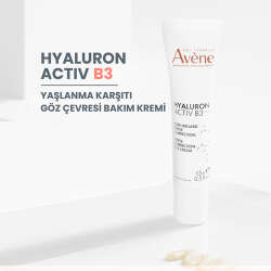Avene Hyaluron Activ B3 Hyaluronik Asit ve Niasinamid Göz Çevresi Kremi 15 ml - 1