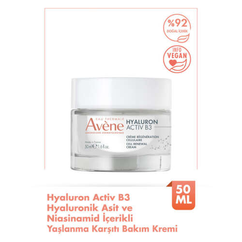Avene Hyaluron Activ B3 Hyaluronik Asit ve Niasinamid Krem 50 ml - 2