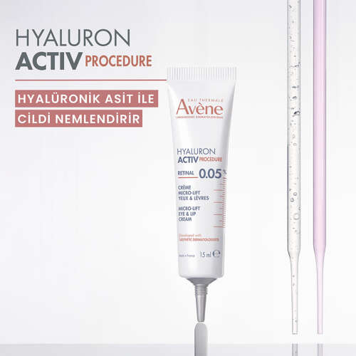 Avene Hyaluron Activ Procedure Retinal Niasinamid Hyalüronik Asit Göz ve Dudak Kremi 15 ml - 5