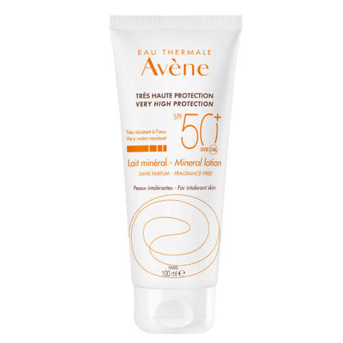 Avene Mineral Lotion Hassas Ciltler için SPF 50+ Süt Formunda Güneş Kremi 100 ml - 1