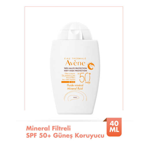 Avene Mineral Fluid SPF 50+ Hassas Ciltler İçin Ultra Hafif Güneş Kremi 40 ml - 2