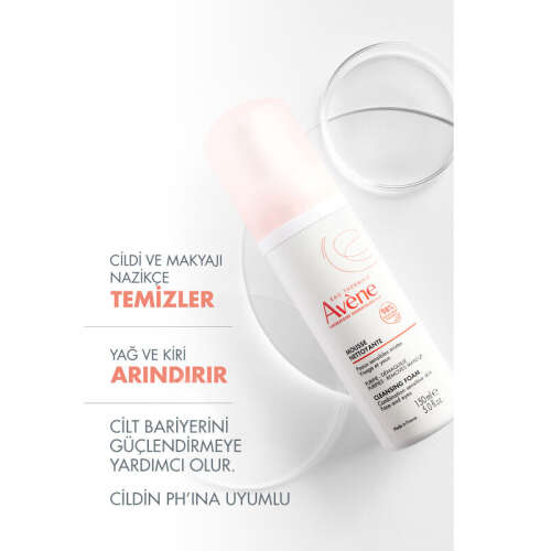 Avene Normal Karma ve Hassas Ciltler için Temizleme Köpüğü 150 ml - 5