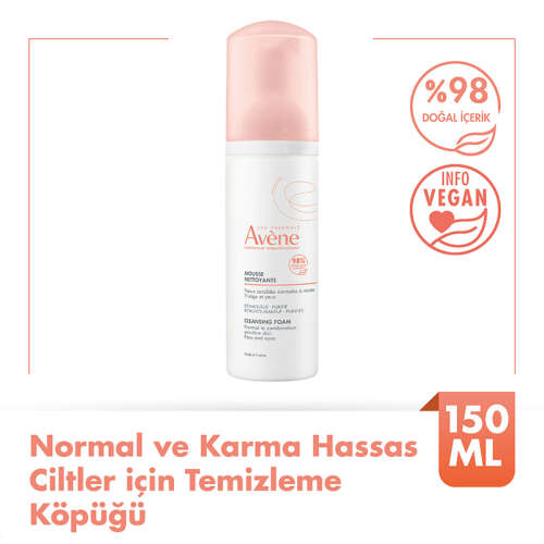 Avene Normal Karma ve Hassas Ciltler için Temizleme Köpüğü 150 ml - 2