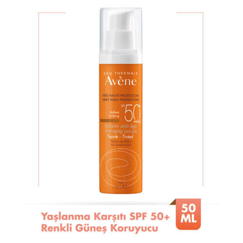 Avene Solaire Anti-age SPF50+ Yaşlanma Karşıtı Renkli Güneş Koruyucu 50 ml - Avene