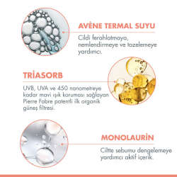 Avene Cleanance SPF 50+ Yağlı ve Akneye Eğilimli Ciltler İçin Güneş Kremi 50 ml - 3
