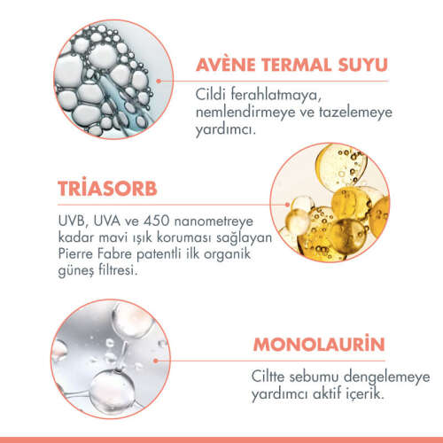 Avene Cleanance SPF 50+ Yağlı ve Akneye Eğilimli Ciltler İçin Güneş Kremi 50 ml - 3