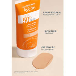 Avene Cream SPF 50+ Kuru Ciltler için Renkli Güneş Kremi 50 ml - 3