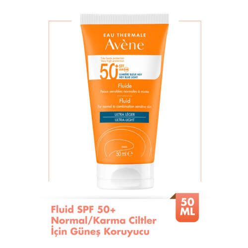 Avene Solaire SPF50+ Fluid Ultra Light 50 ml - Avene
