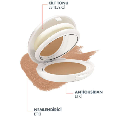 Avene SPF 50 Renkli Güneş Koruyucu Compact Krem Fondöten 10 gr - Sable - 2