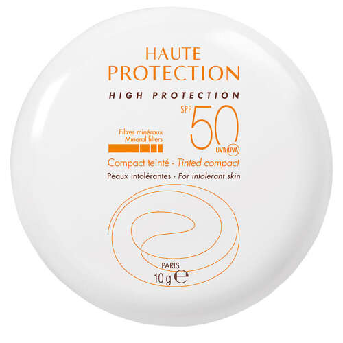 Avene SPF 50 Renkli Güneş Koruyucu Compact Krem Fondöten 10 gr - Sable - Avene
