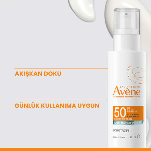Avene Monolaurin ve Çinko Glukonat İçeren SPF 50 Düzensiz Ciltlere Özel Güneş Kremi 40 ml - 6