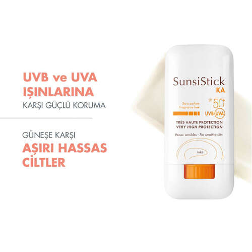 Avene SunsiStick KA SPF 50+ Hassas Ciltler İçin Güneşten Koruyucu Stick 20 gr - 4