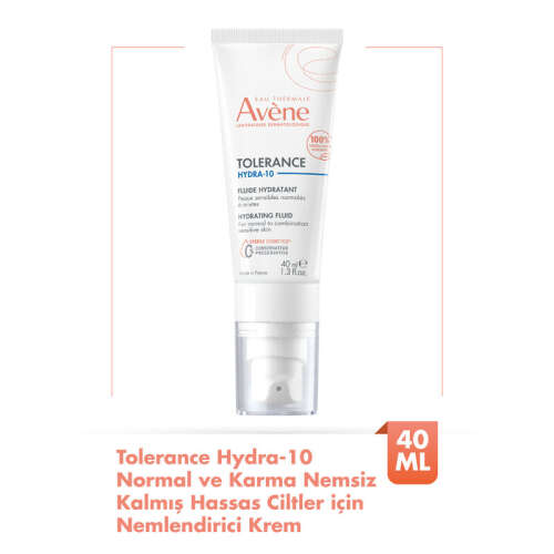 Avene Tolerance Hydra-10 Normal-Karma ve Hassas Ciltler için Nemlendirici Krem 40 ml - Avene