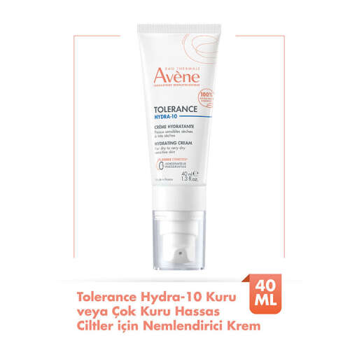 Avene Tolerance Hydra-10 Hydrating Cream 40 ml - Avene