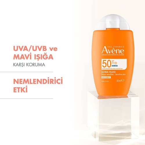 Avene Ultra Fluid Invisible Normal-Karma Ciltler İçin Ultra Akışkan SPF 50 Güneş Kremi 50 ml - 2