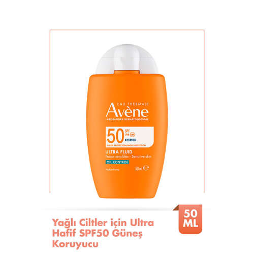 Avene Ultra Fluid Oil Control SPF 50+ Yağlı Ciltler için Güneş Kremi 50 ml - 2