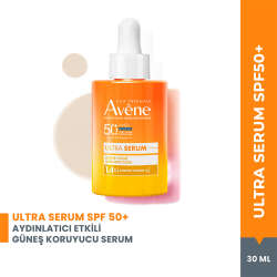 Avene Ultra Serum SPF 50+ Aydınlatıcı Etkili UVA,UVB ve Mavi Işık Karşıtı Güneş Koruyucu Serum 30 ml - 2
