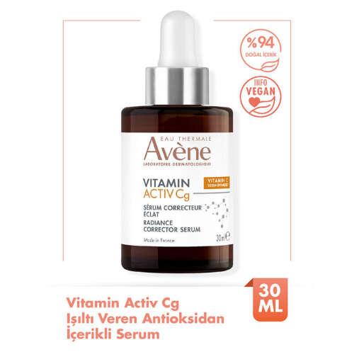 Avene Vitamin Activ Cg C Vitamini ve Niasinamid Antioksidan Etkili Serum 30 ml - 2
