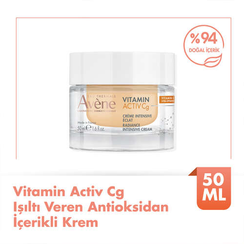 Avene Vitamin Activ Cg C Vitamini ve Niasinamid Antioksidan Etkili Yüz Bakım Kremi 50 ml - 2