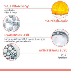 Avene Vitamin Activ Cg C Vitamini ve Niasinamid Antioksidan Etkili Yüz Bakım Kremi 50 ml - 4
