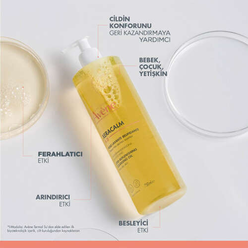 Avene XeraCalm A.D Hassas Ciltler için Yıkama Yağı 400 ml - 4