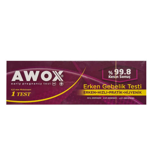 Awox Erken Gebelik Testi - Awox