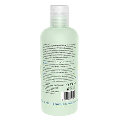b-good b-baby Bebek ve Çocuk Duş Yağı Atopik Ciltler 500 ml - 2