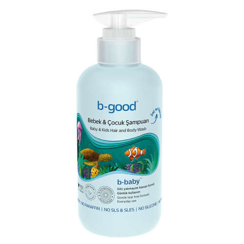 b-good b-baby Bebek ve Çocuk Saç ve Vücut Şampuanı 500 ml - B-good care