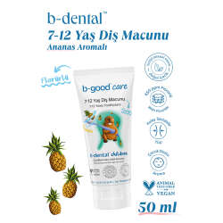 b-good b-dental 7-12 Yaş Çocuk Diş Macunu Florürlü Ananas 50 ml - 1