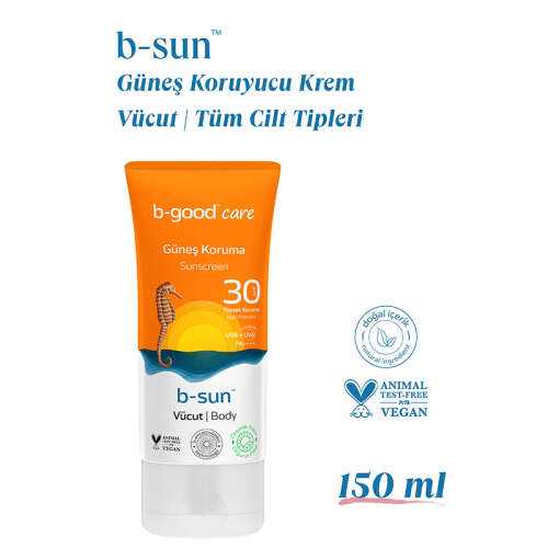 b-good b-sun SPF 30 Vücut Güneş Koruma 150 ml - 4