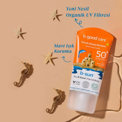 b-good b-sun SPF 50+ Çocuk Yüz ve Vücut Güneş Koruma 150 ml - 5