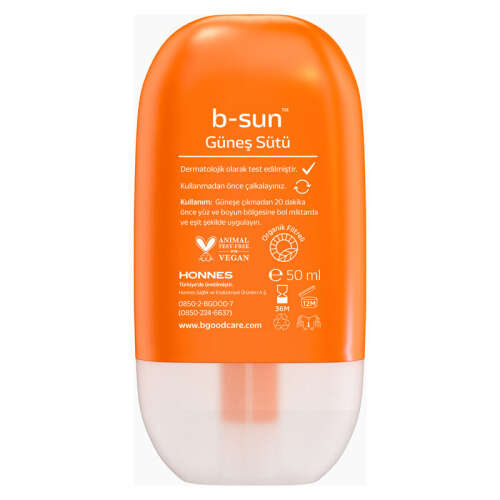 b-good b-sun Spf 50 Invisible Güneş Sütü 50 ml - 3