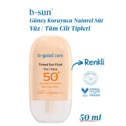 b-good b-sun Spf 50 Tinted Natural Güneş Sütü 50 ml - 2