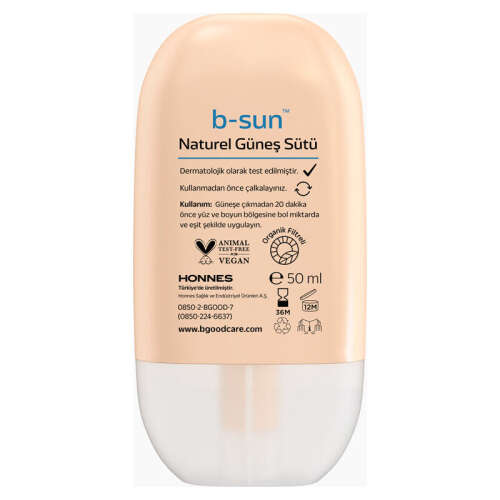 b-good b-sun Spf 50 Tinted Natural Güneş Sütü 50 ml - 4