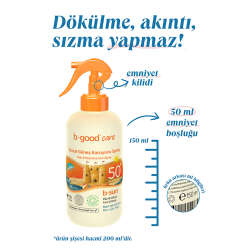 b-good b-sun Spf50+ Çocuk Koruyucu Güneş Spreyi 150 ml - 4