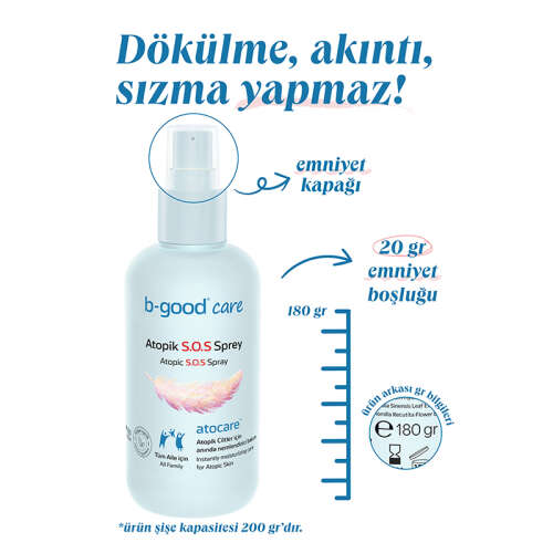 b-skincare Atopik S.O.S Sprey 180 gr - 3