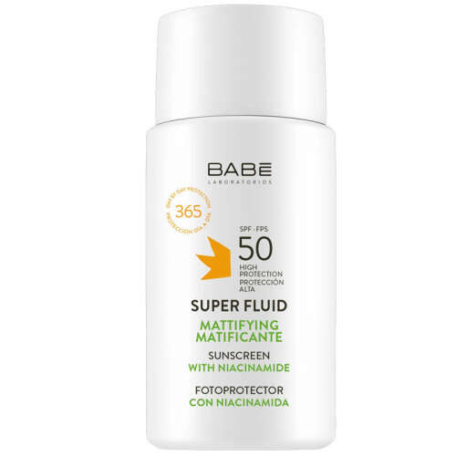 Babe Super Fluid Sunscreen Mattifying SPF50 50 ml - Babe