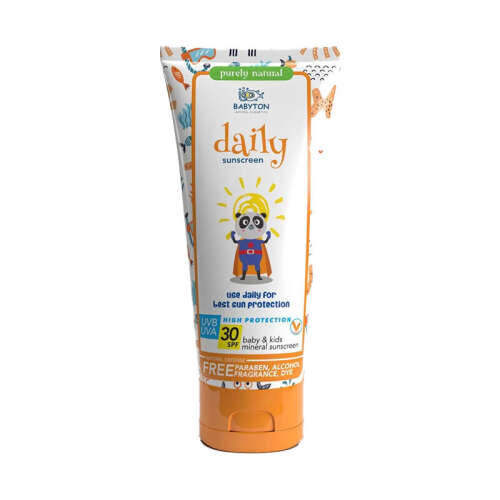 Babyton Bebek ve Çocuklar İçin Günlük Güneş Koruyucu Krem SPF30+ 100 ml - 1