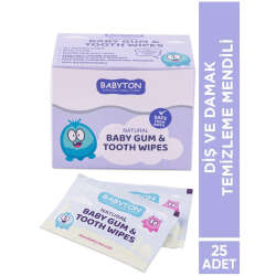 Babyton Bebekler İçin Diş Ve Damak Temizleme Mendili 25 adet - 2