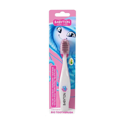 Babyton Bio Çocuk Diş Fırçası Ultra Yumuşak -Denizanası - Babyton