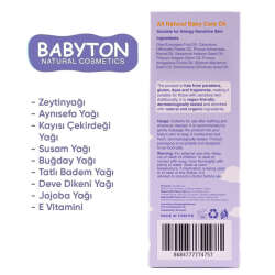 Babyton Doğal Bebek Bakım Yağı 50 ml - 3