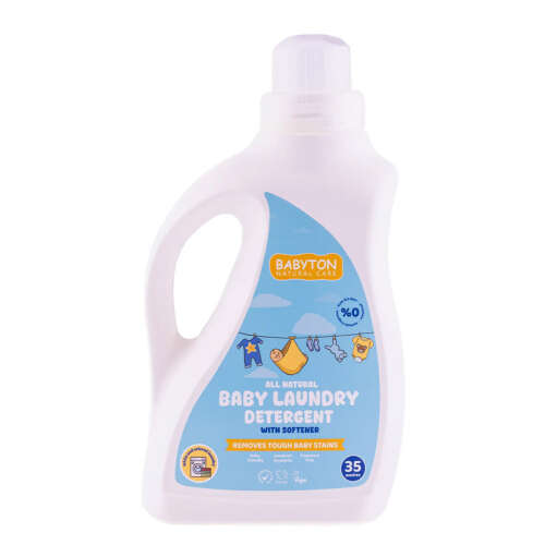 Babyton Doğal Bebek Çamaşır Sabunu Bitkisel Deterjan 1000 ml - Babyton