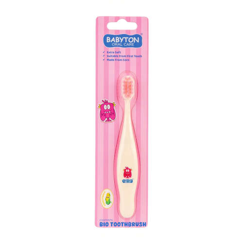 Babyton Ekolojik Diş Fırçası - Pinky - 1