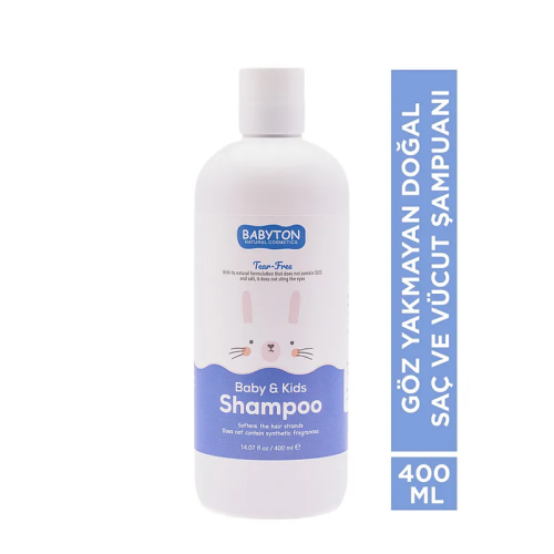 Babyton Göz Yakmayan Doğal Bebek ve Çocuk Şampuanı 400 ml - 2