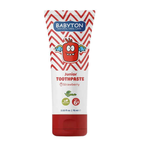 Babyton Junior Toothpaste +6Yaş Çilekli Diş Macunu 75 ml - Babyton
